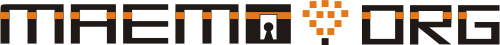 Maemo: Open Source > Open Doors, that's what i feel and also it is a serious tool which gave me the opportunity to update my websites remotely.Orange dots on the period before the (.org) look like a wireless signal and a human face at same time.
