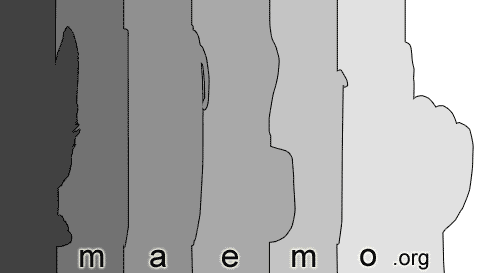 Evolution! This is to symbolize evolution from feather and ink interface to pencil to pen to mouse to stylus to arrive at touch. The lines that make up them symbolize time lines in history.